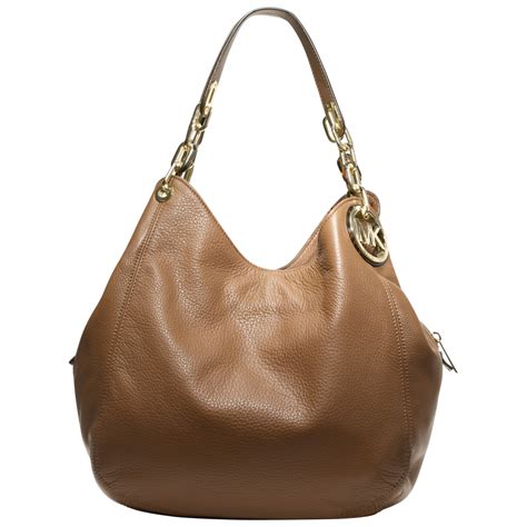 michael kors hobo bag brown|michael kors large shoulder bag.